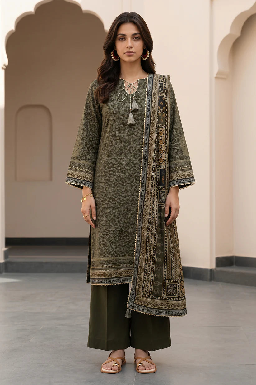 Zellbury | Shirt Shalwar Dupatta - 8104