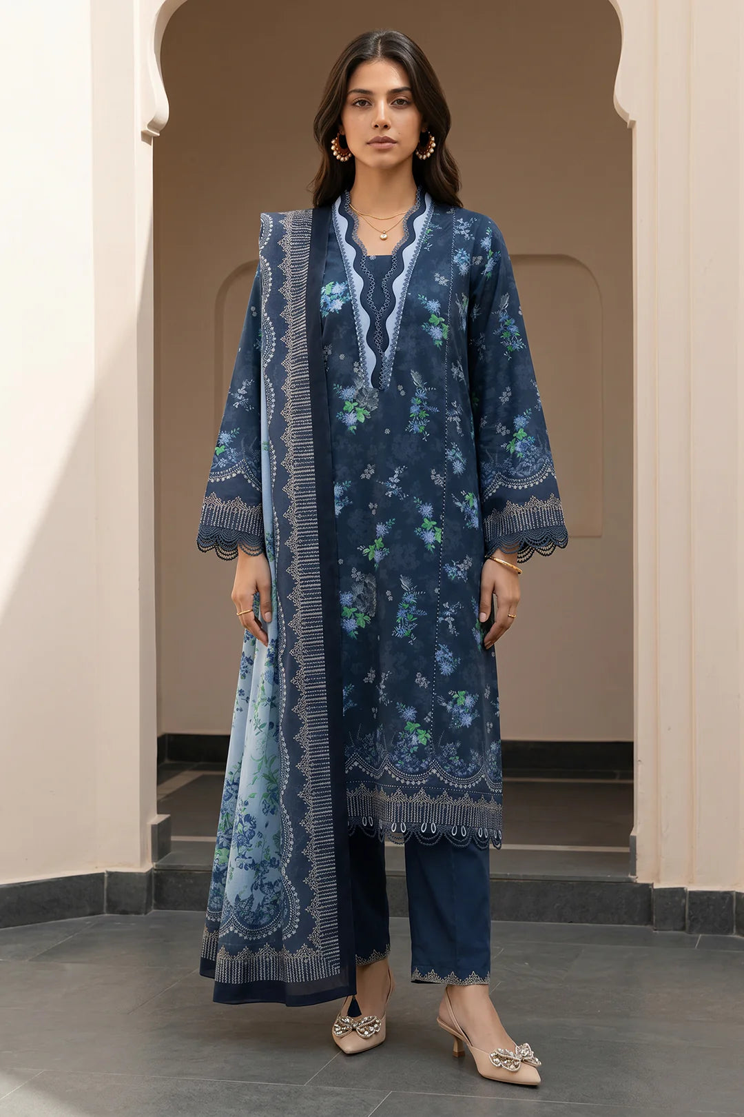 Zellbury | Shirt Shalwar Dupatta - WUS26X38107