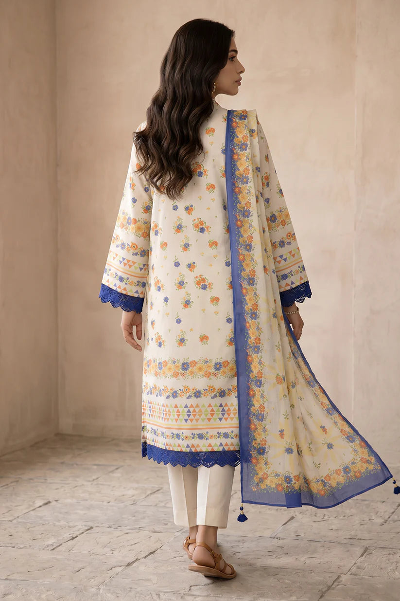 Zellbury | Shirt Shalwar Dupatta - 8114