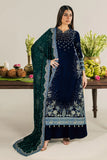 NW-137 | Nureh Maya 3Pc Embroidered And Embellished Velvet