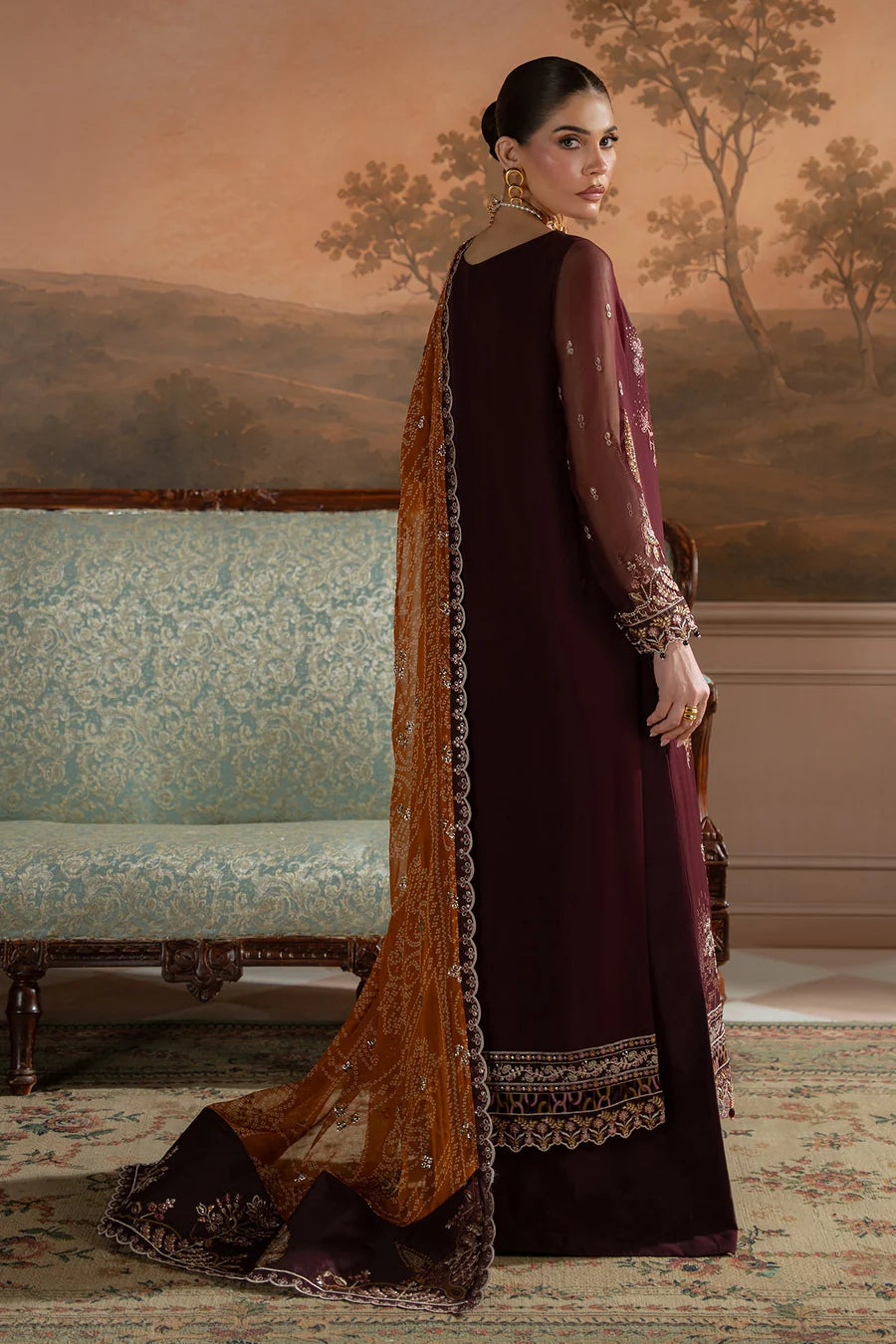 AM-47 | Nureh Amaya Chiffon Luxury Ensemble