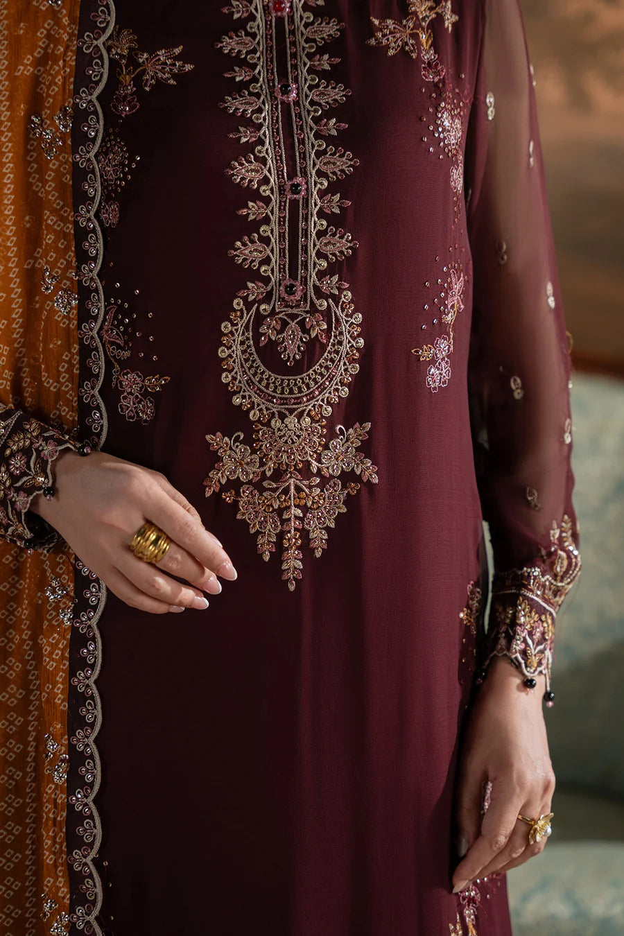 AM-47 | Nureh Amaya Chiffon Luxury Ensemble