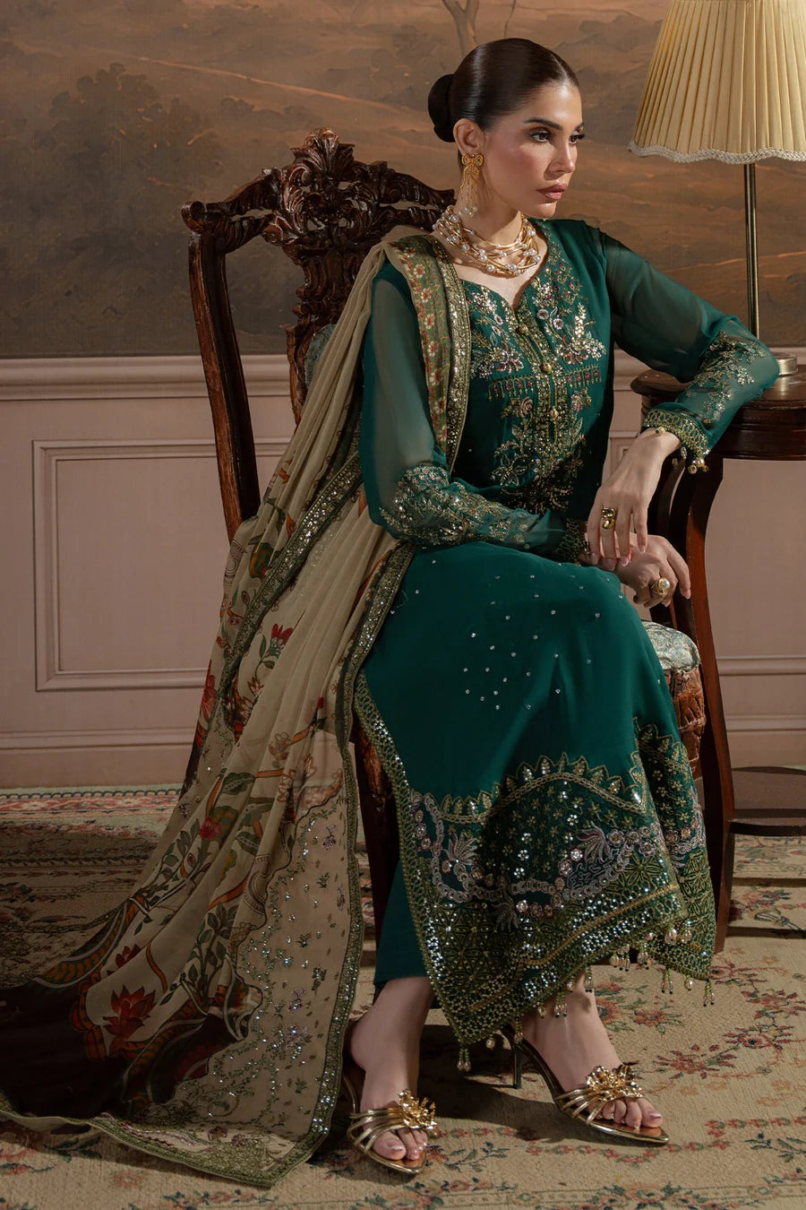 AM-44 | Nureh Amaya Chiffon Luxury Ensemble