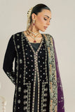 NW-136 | Nureh Maya 3Pc Embroidered And Embellished Velvet