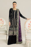 NW-136 | Nureh Maya 3Pc Embroidered And Embellished Velvet
