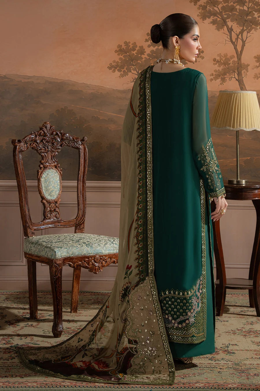 AM-44 | Nureh Amaya Chiffon Luxury Ensemble