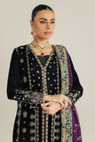NW-136 | Nureh Maya 3Pc Embroidered And Embellished Velvet