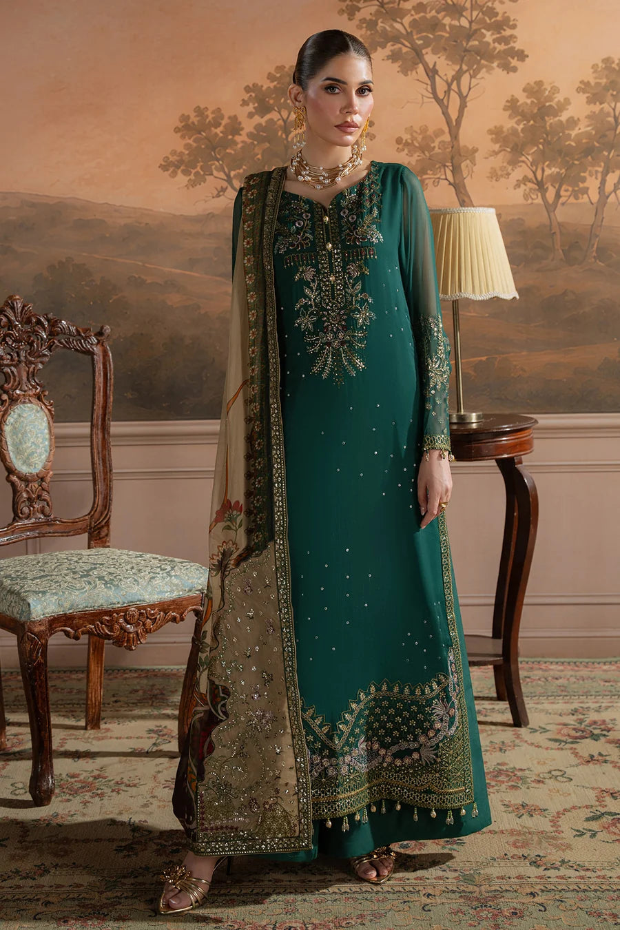 AM-44 | Nureh Amaya Chiffon Luxury Ensemble