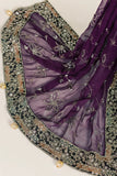 NW-136 | Nureh Maya 3Pc Embroidered And Embellished Velvet