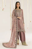 NW-135 | Nureh Maya 3Pc Embroidered And Embellished Velvet