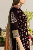 NW-134 | Nureh Maya 3Pc Embroidered And Embellished Velvet