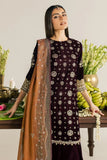 NW-134 | Nureh Maya 3Pc Embroidered And Embellished Velvet
