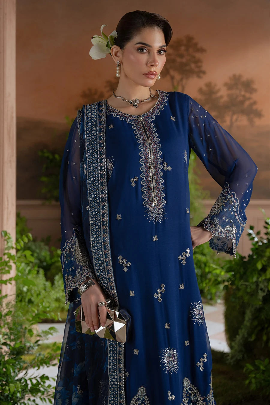 AM-45 | Nureh Amaya Chiffon Luxury Ensemble
