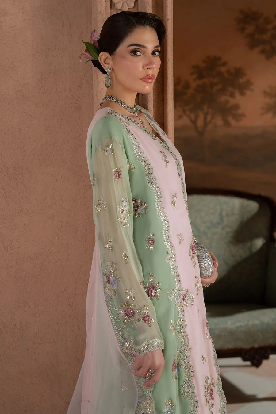 AM-43 | Nureh Amaya Chiffon Luxury Ensemble