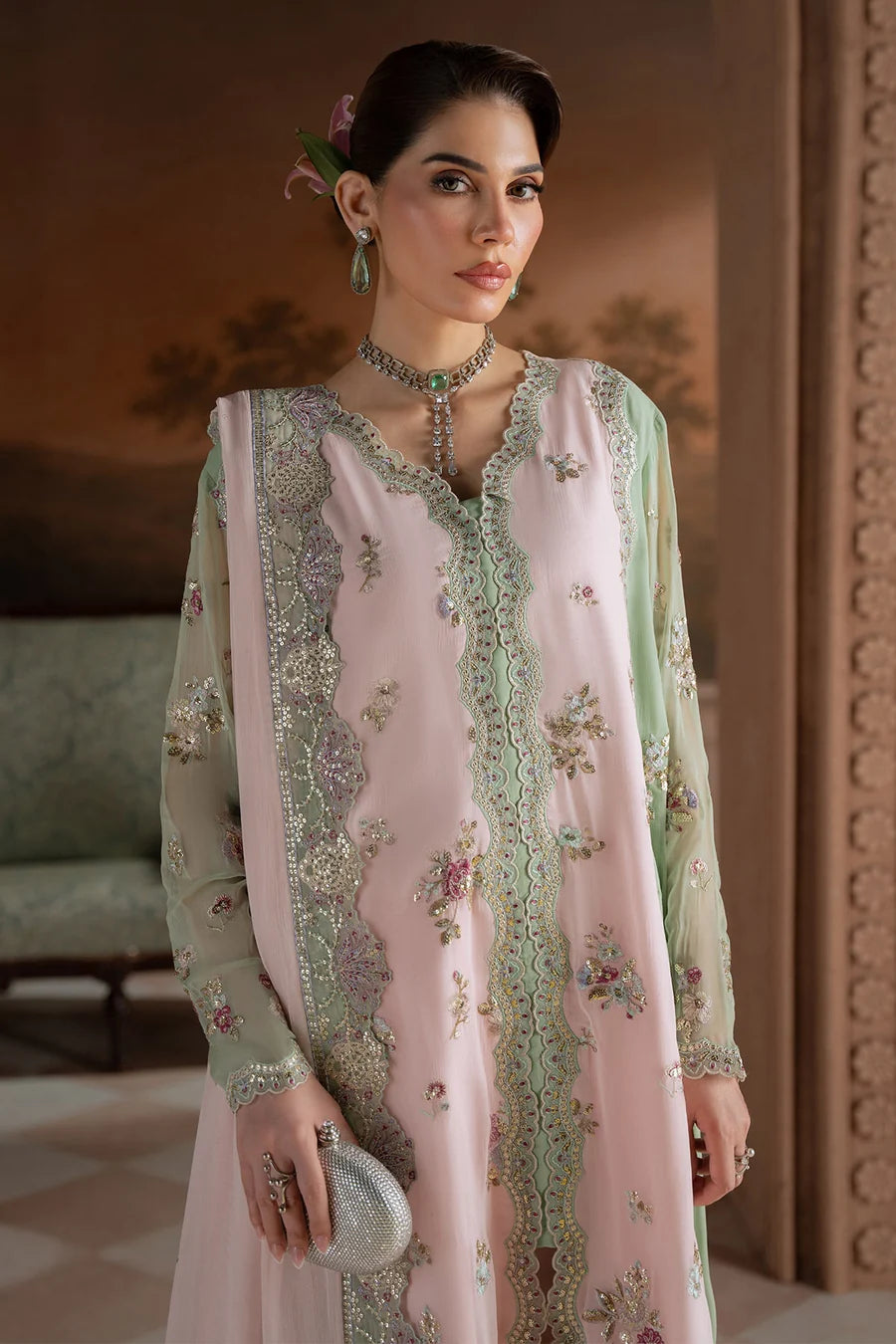 AM-43 | Nureh Amaya Chiffon Luxury Ensemble