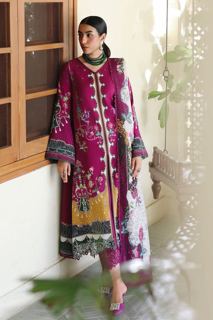Qalamkar Unstitched Linen Printed Collection