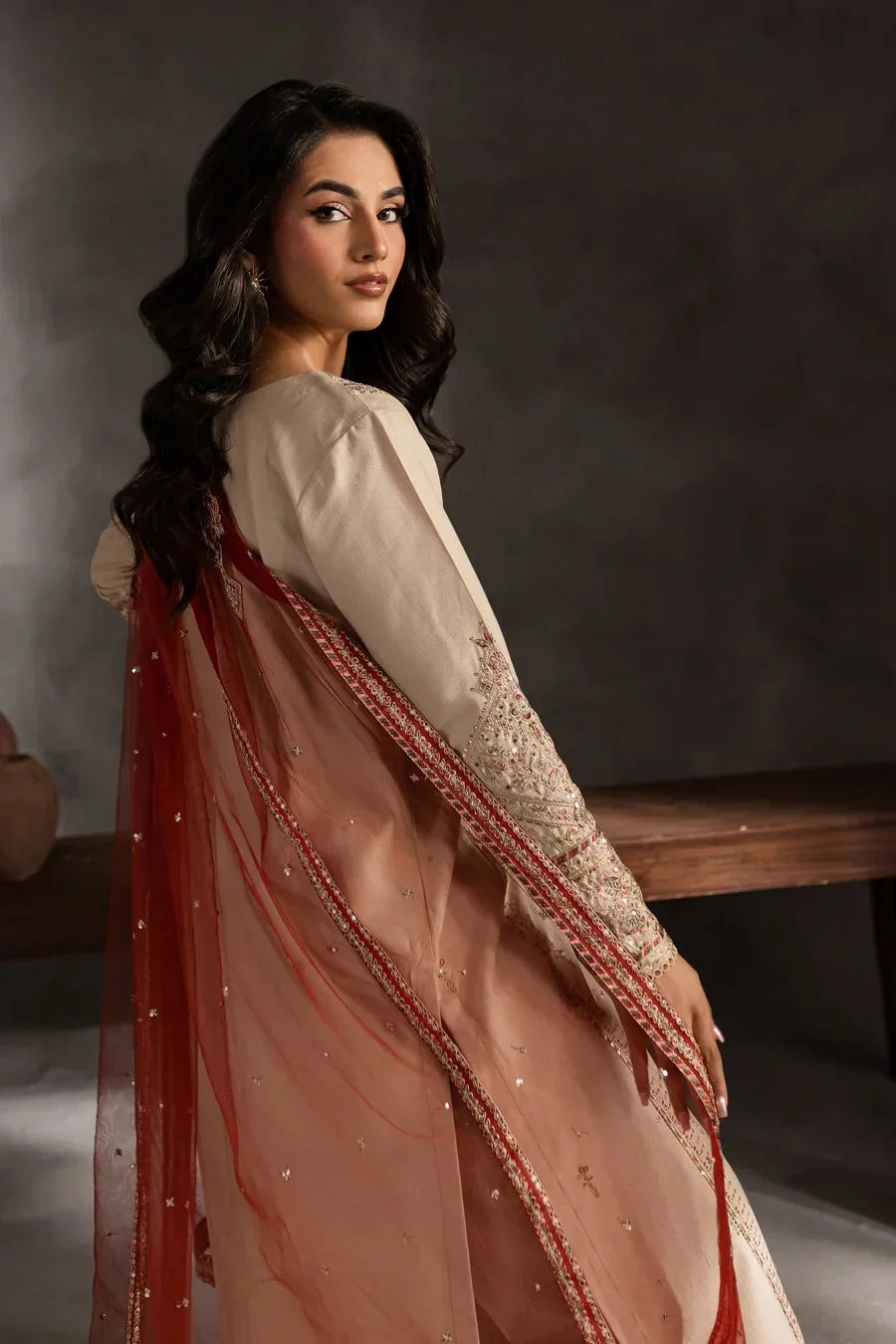 LUXURY PRET READY TO WEAR (3PC) - GULPOSH BY MISBAH