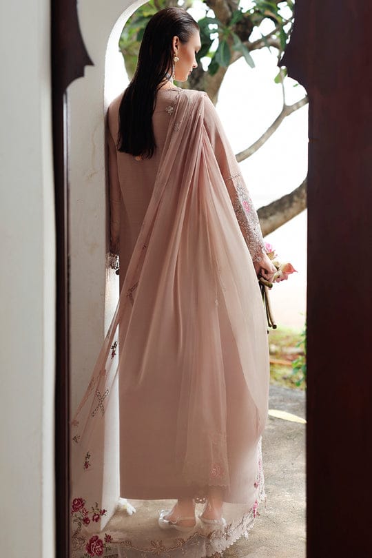 Qalamkar Qline Embroidered Linen Unstitched 3Pc Suit