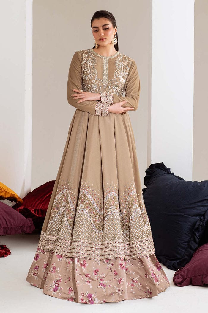 NUREH Maya Embroidered Velvet Unstitched 3Pc Suit NW-108