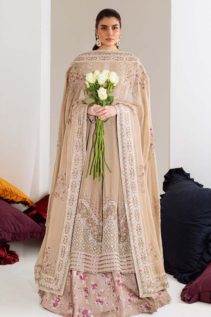 NUREH Maya Embroidered Velvet Unstitched 3Pc Suit NW-108