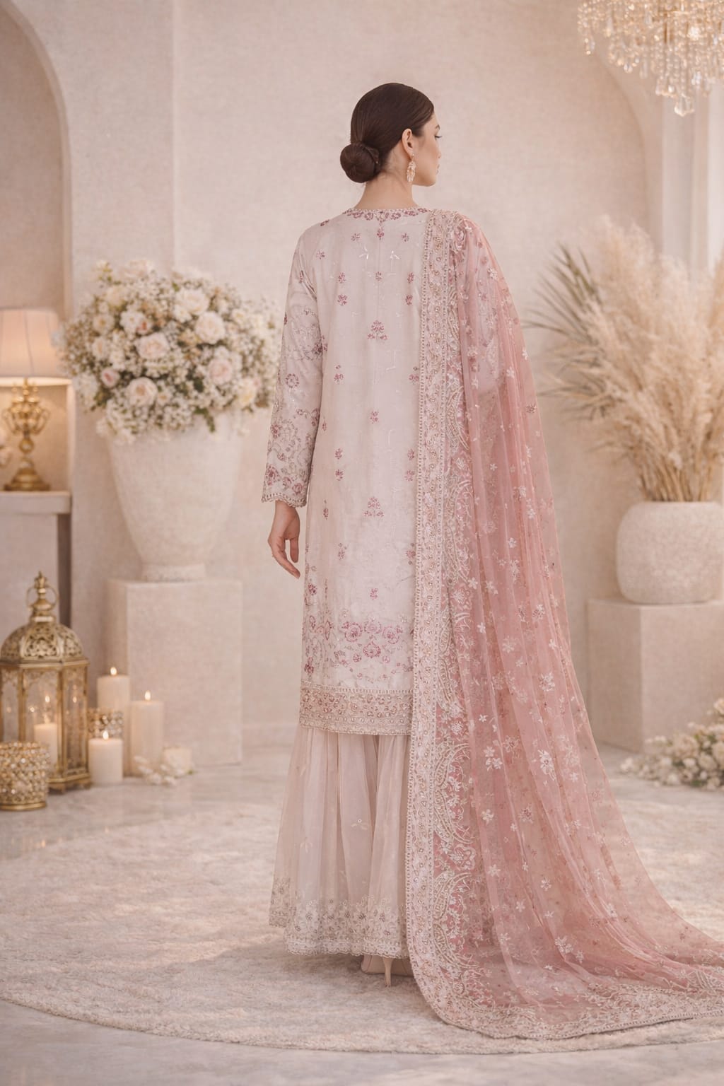 Ramsha Rashmi WA-581 | Majestic Embroidered Wedding Ensemble