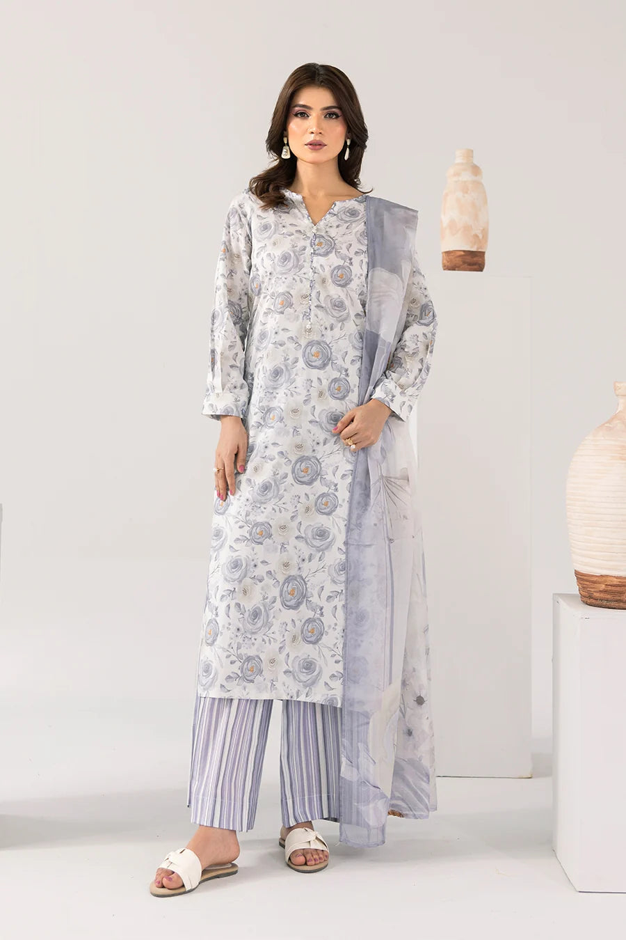 Whispering - Printed Luxury Zeenat Pret(3Pcs)