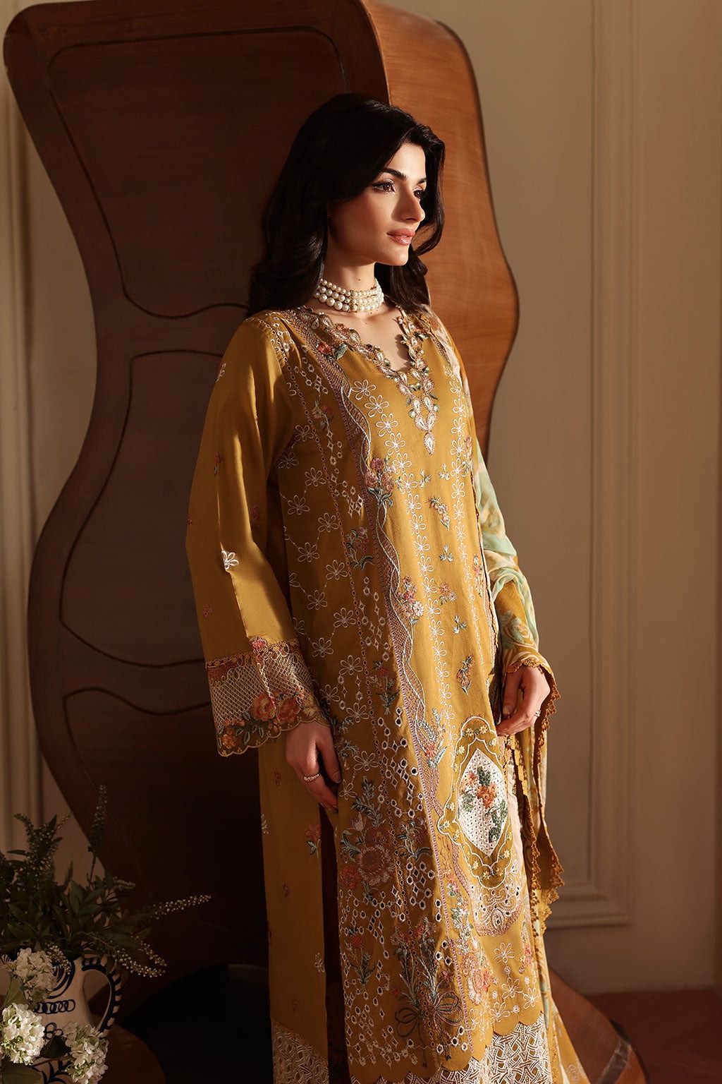 Andaaz by Ramsha Z-1310 | Embroidered 3 Piece Unstitched Suit