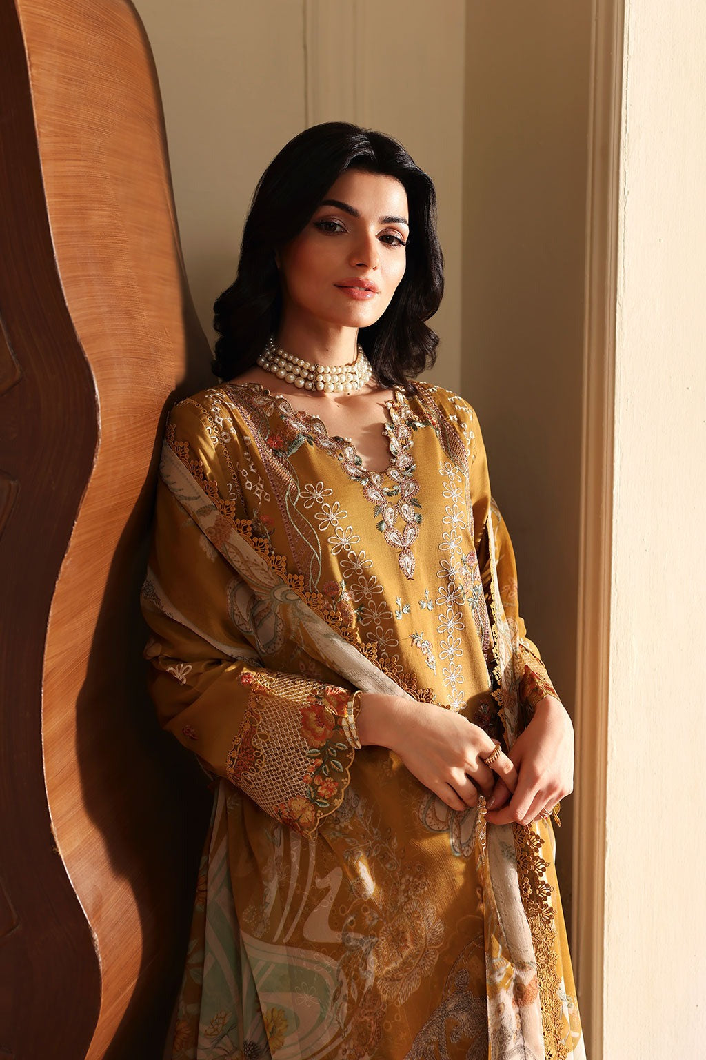 Andaaz by Ramsha Z-1310 | Embroidered 3 Piece Unstitched Suit