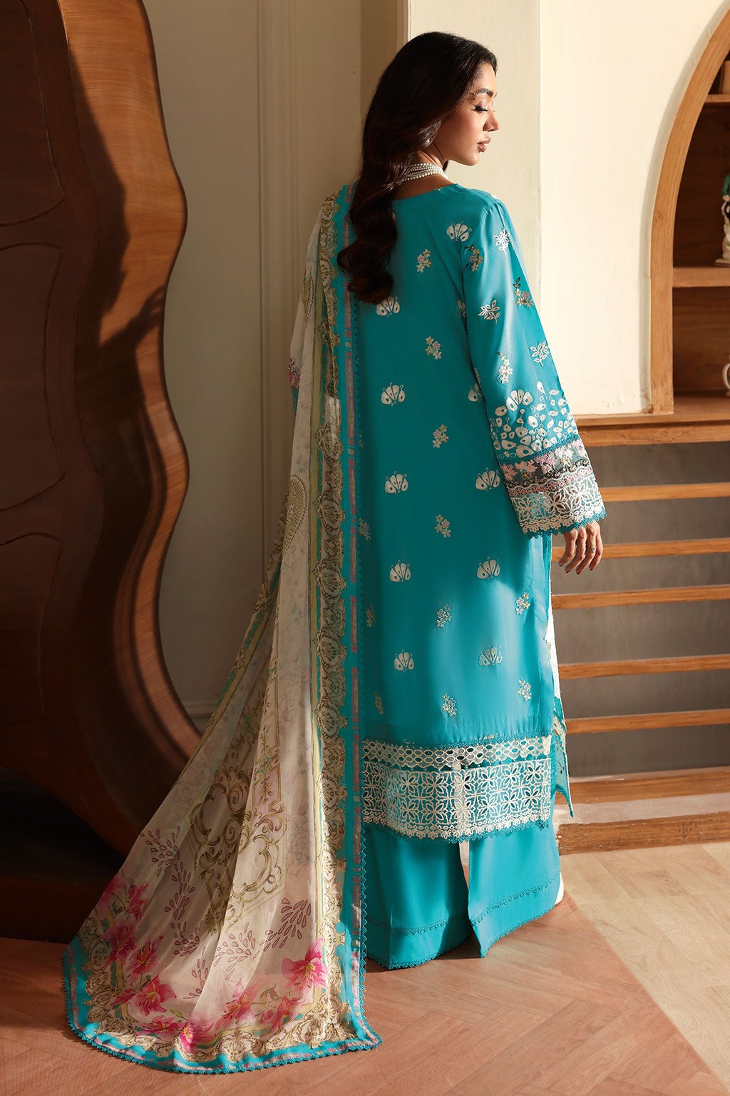 Andaaz by Ramsha Z-1307 | Embroidered 3 Piece Unstitched Suit