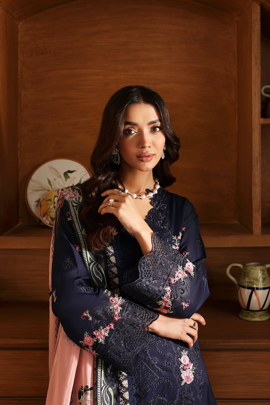 Andaaz by Ramsha Z-1308 | Embroidered 3 Piece Unstitched Suit