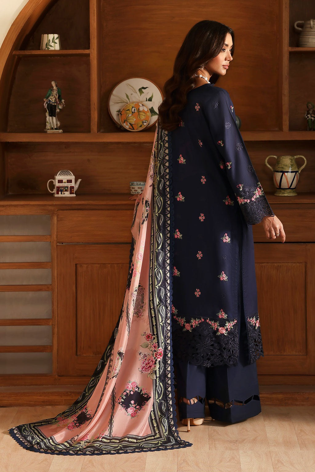 Andaaz by Ramsha Z-1308 | Embroidered 3 Piece Unstitched Suit