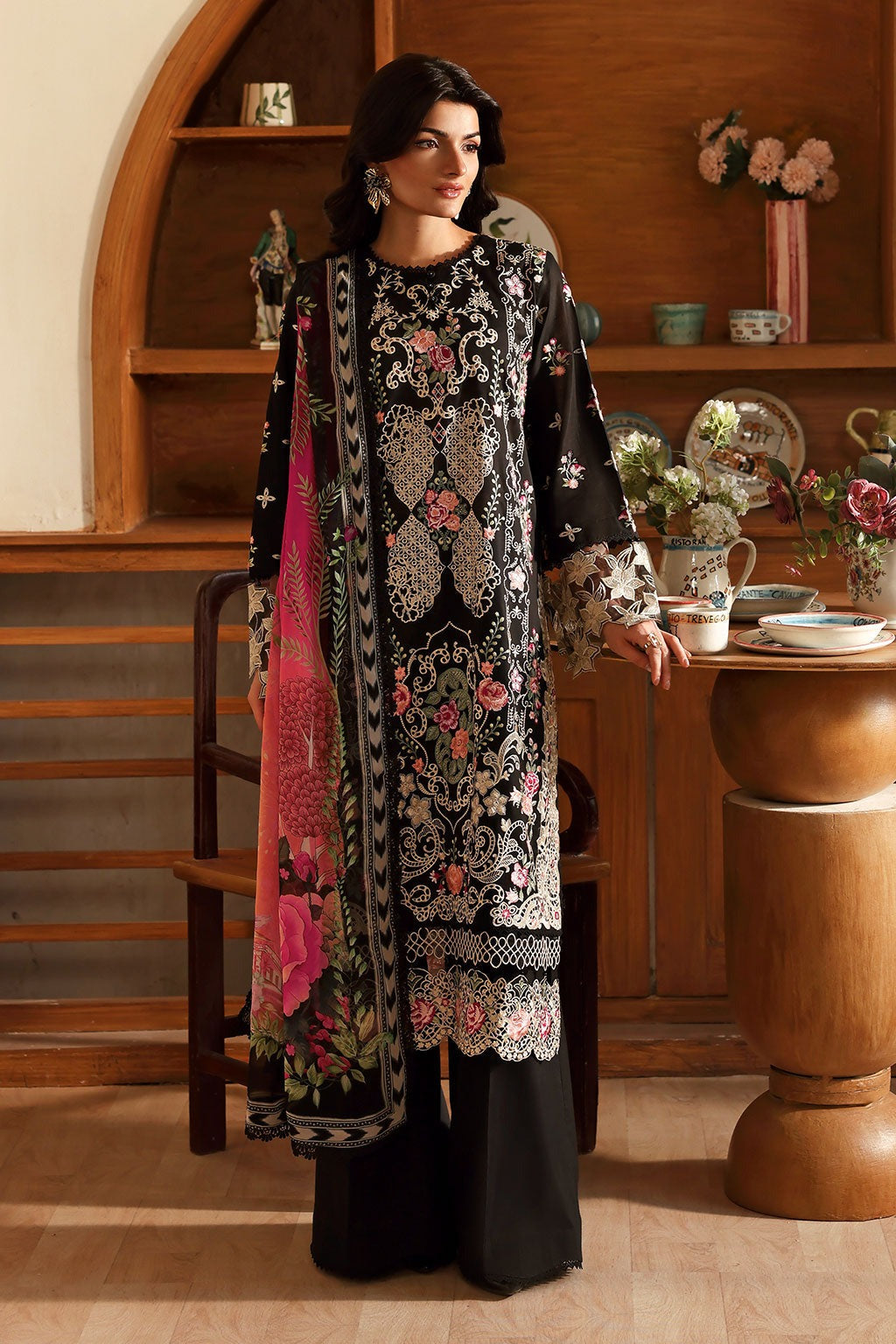 Andaaz by Ramsha Z-1306 | Embroidered 3 Piece Unstitched Suit