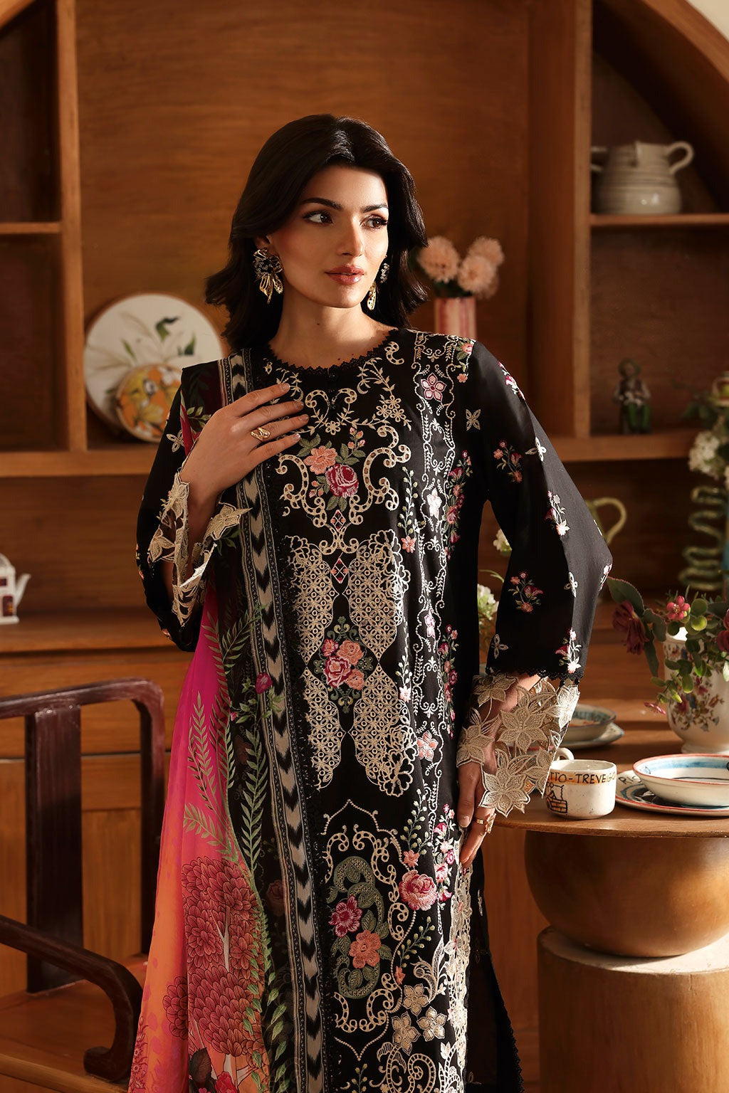Andaaz by Ramsha Z-1306 | Embroidered 3 Piece Unstitched Suit