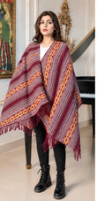 Manahils Premium Woolen Cape Shawl 26