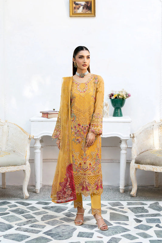 A-1004 | Ramsha Chevron Chiffon Collection Vol 10