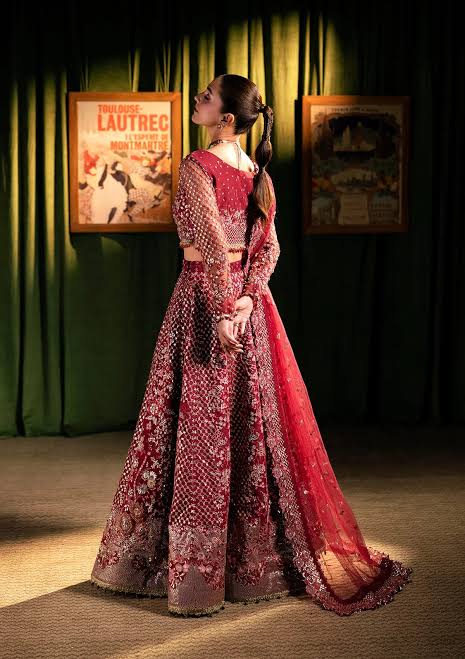 Seranade by Elaf Unstitched Embroidered Organza Suit - Masquerade EHM-07