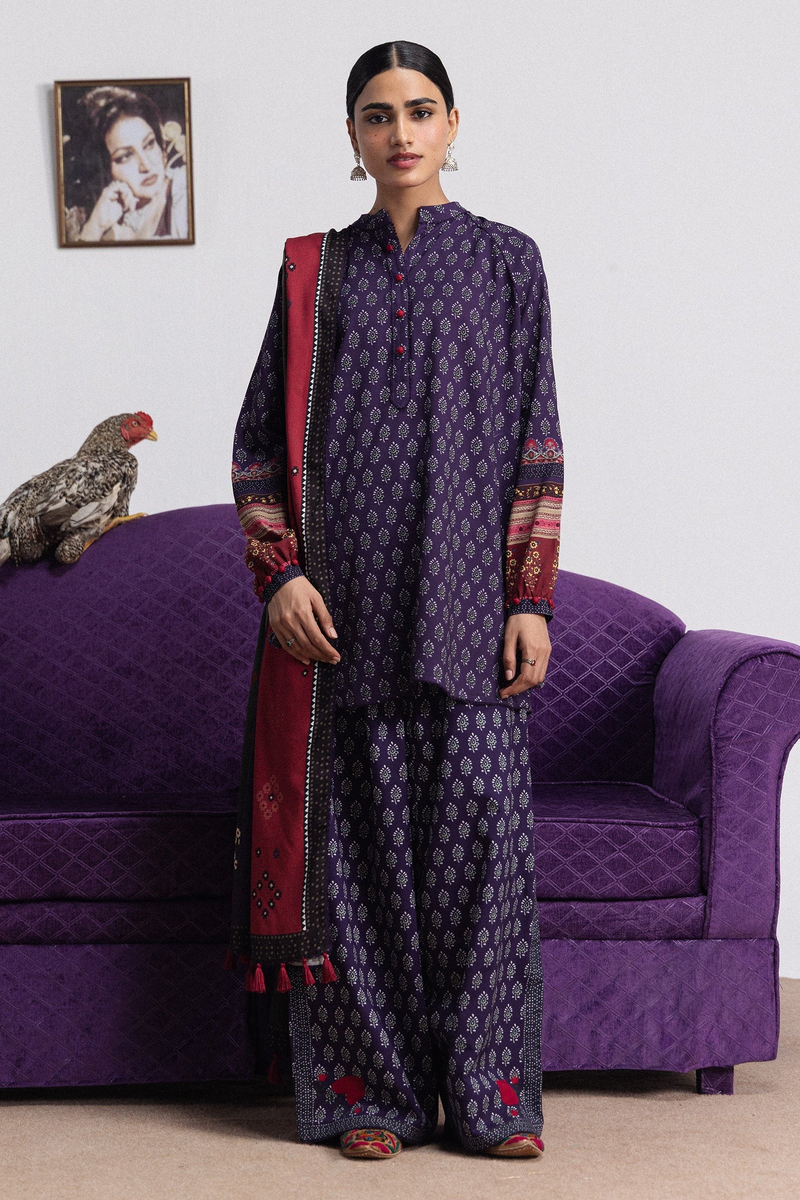 Anika-3B | Coco Prints by Zara Shahjahan Unstitched 3 Piece Linen