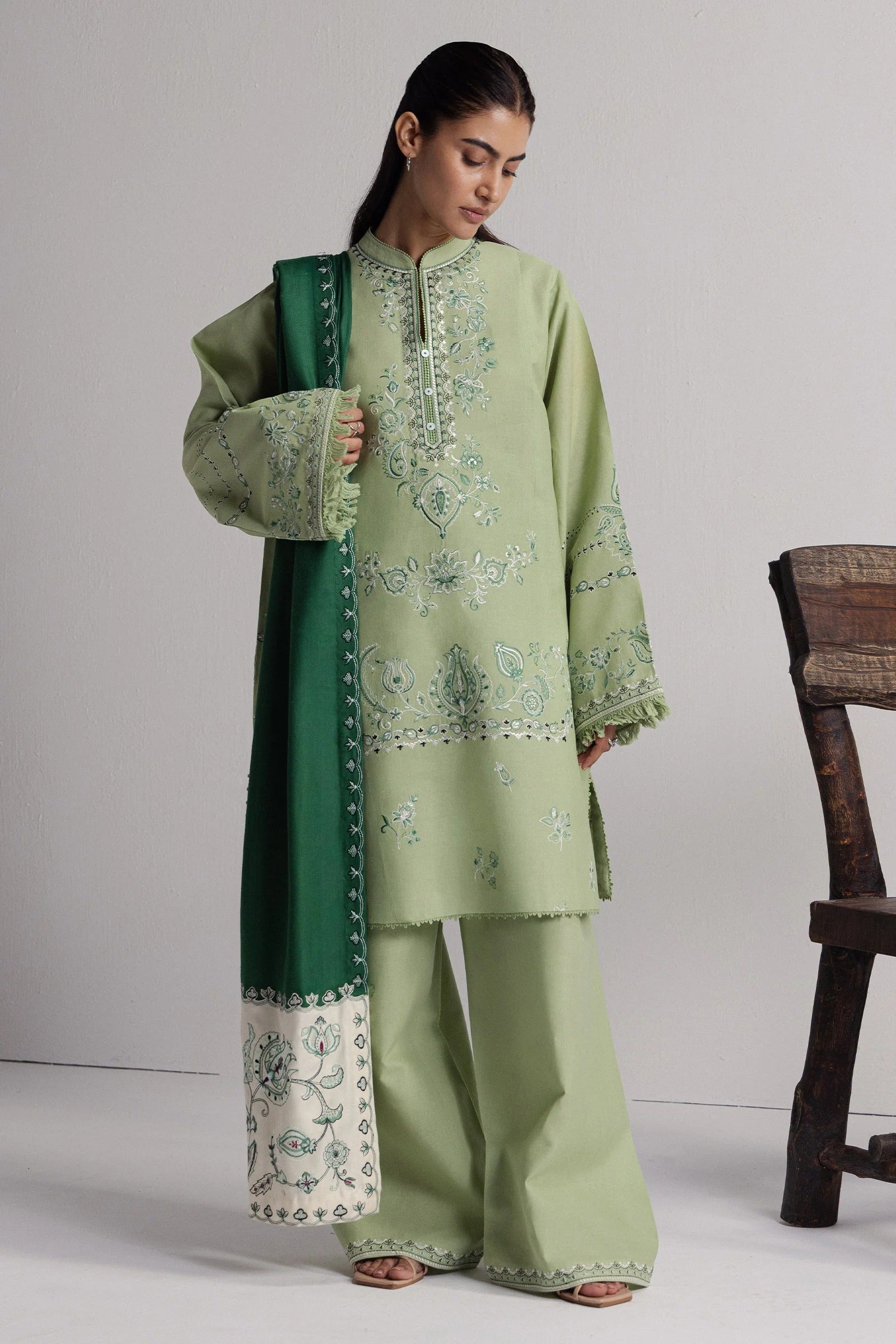 Coco by Zara Shahjahan Winter Unstitched 2026 | NEELAM-4B