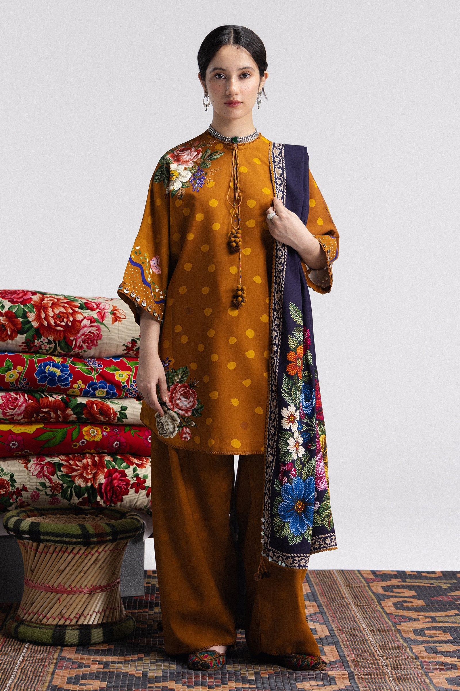 Amelia-5B | Coco Prints by Zara Shahjahan Unstitched 3 Piece Linen