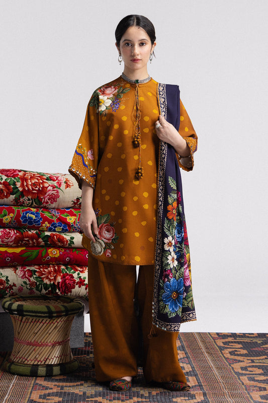 Amelia-5B | Coco Prints by Zara Shahjahan Unstitched 3 Piece Linen