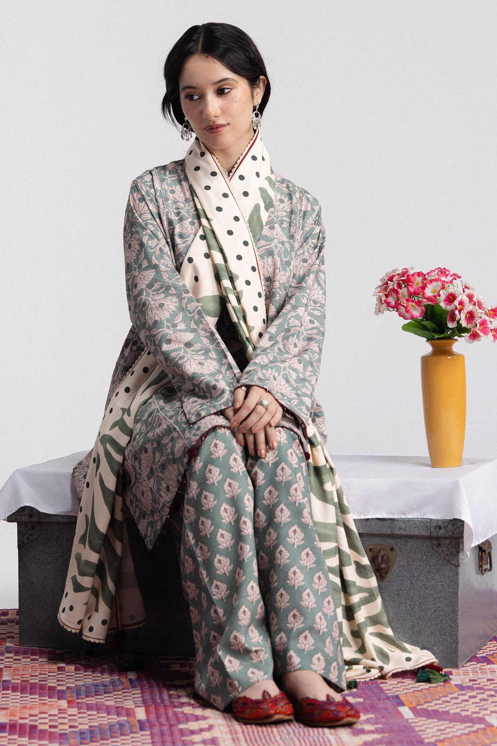 Elowen-7A | Coco Prints by Zara Shahjahan Unstitched 3 Piece Linen