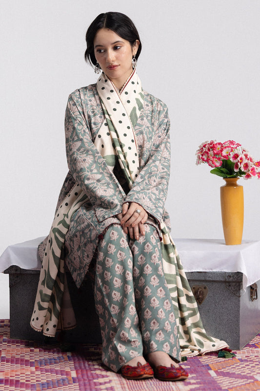 Elowen-7A | Coco Prints by Zara Shahjahan Unstitched 3 Piece Linen