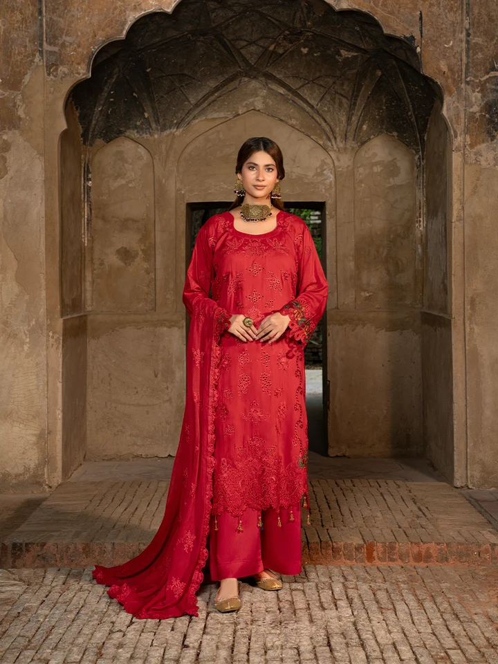 Rang-e-khaas by Feroza Embroidery Airjet Viscose | D-03