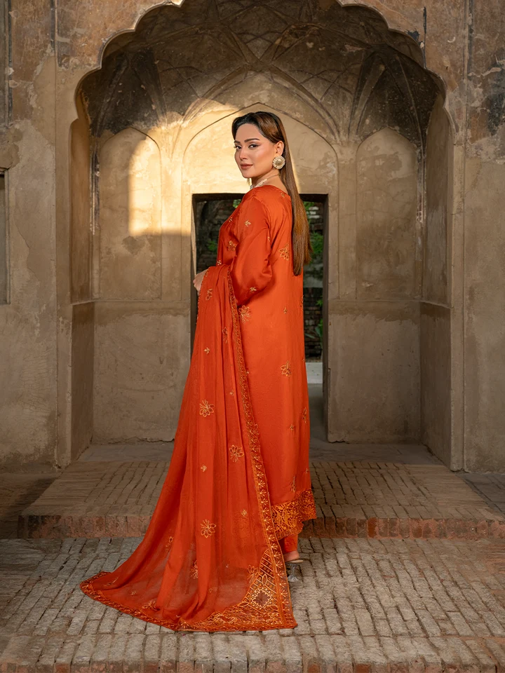 Rang-e-khaas by Feroza Embroidery Airjet Viscose | D-04