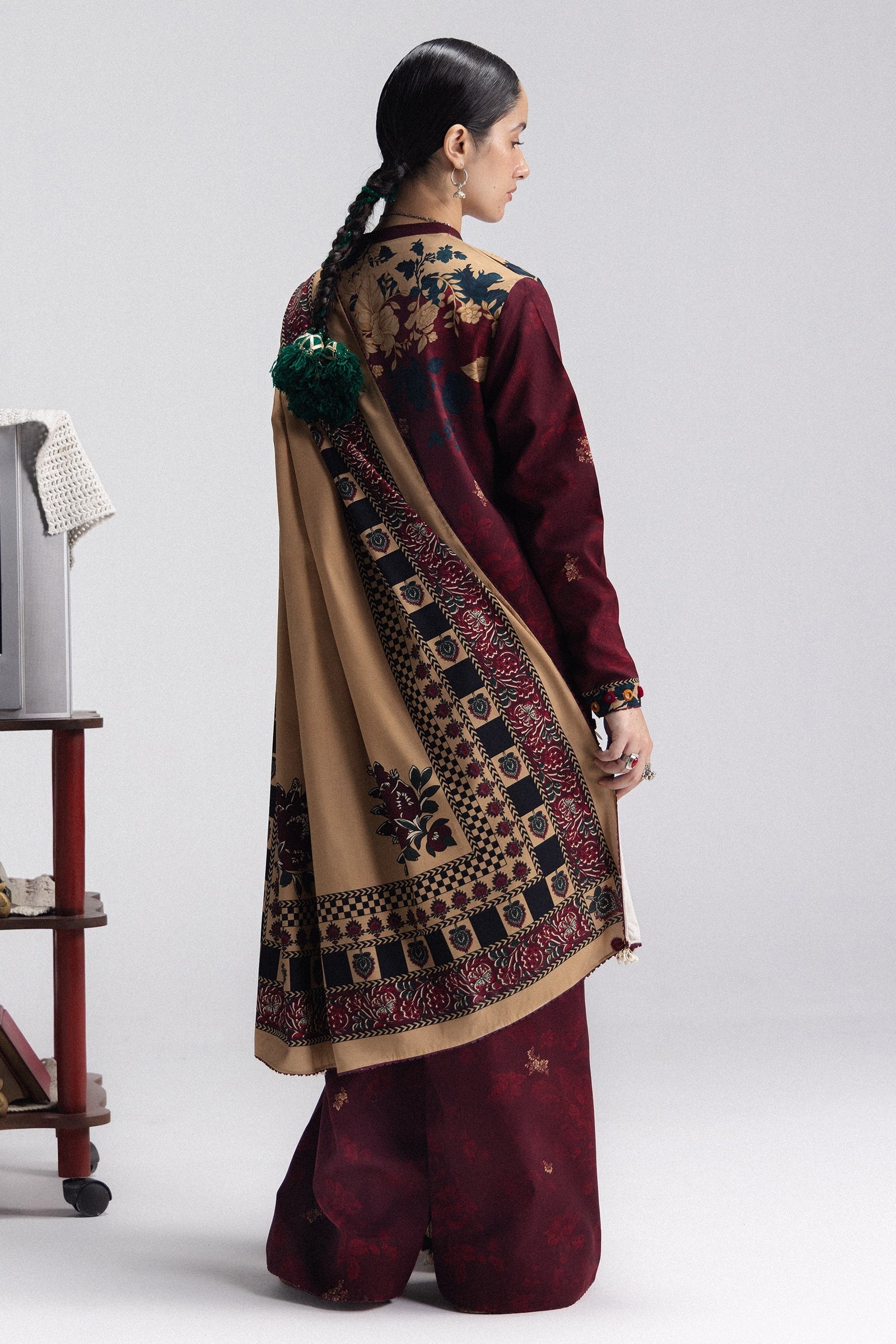 Iris-8A | Coco Prints by Zara Shahjahan Unstitched 3 Piece Linen