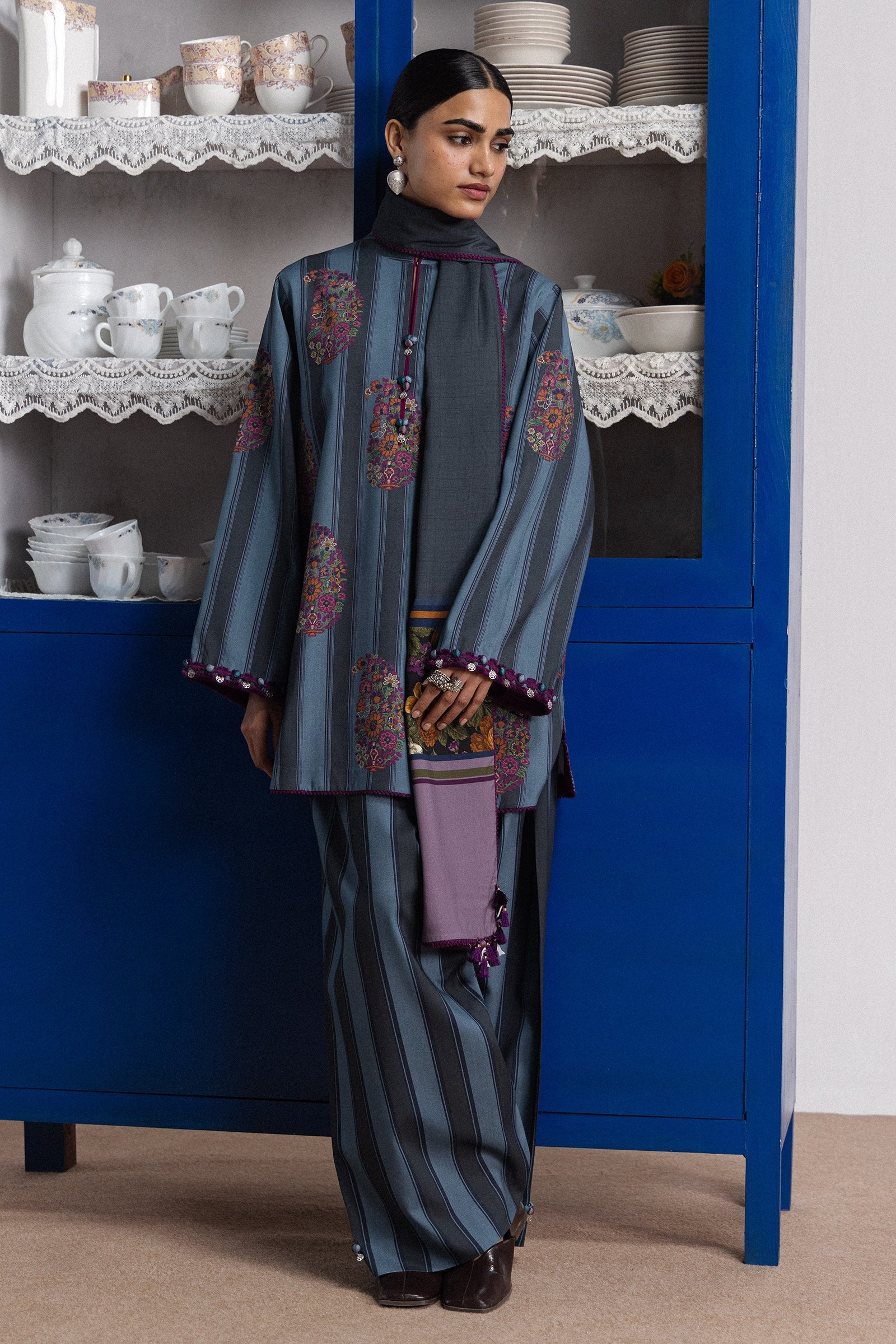 Rania-4B | Coco Prints by Zara Shahjahan Unstitched 3 Piece Linen