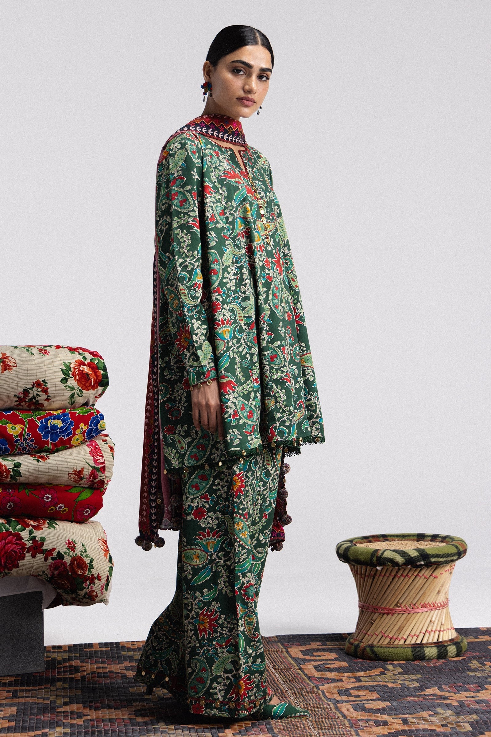 Sofia-6B | Coco Prints by Zara Shahjahan Unstitched 3 Piece Linen