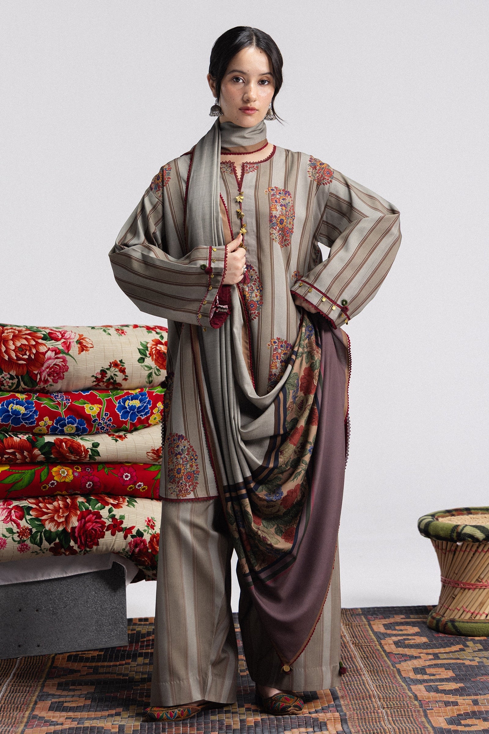 Rania-4A | Coco Prints by Zara Shahjahan Unstitched 3 Piece Linen