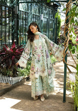 4B MINT MEADOW| Embroidered Lawn 3 Piece Unstitched Suit