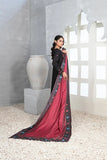 Tawakkal "Muhsina" Staple Linen 3-Piece Suit (D5489) - Black